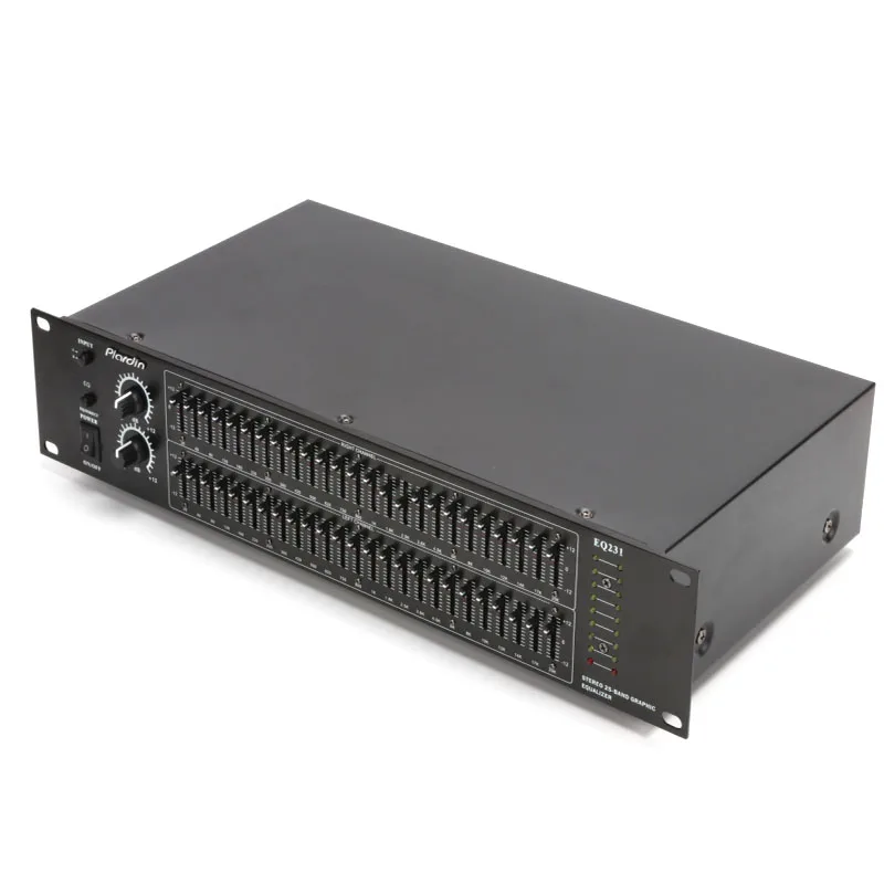EQ 231 stereo 20 полосный Графический экскаватор Dual / Performance KTV equcizer со светодиодным