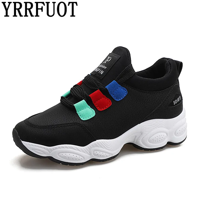 

YRRFUOT Women Casual Shoes Outdoor Flyknit Woman Fashion Sneaker Loafers New Zapatillas Mujer 2019 Women Fashin Shoes Lace-up