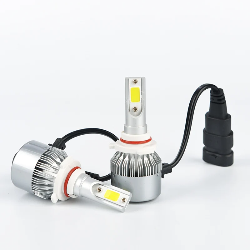 

LDDCZENGHUITEC Headlights 72w 7600lm Car Led Light Bulbs H1 H3 H8 H9 H11 9005 9006 Automobiles Headlamp 6000K/3000K Fog Lamp