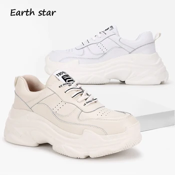 

Casual White Shoes Women Fashion Brand Fashion Brand Sneakers Platform zapatos de mujer Spring New chaussures femme Cross-tied