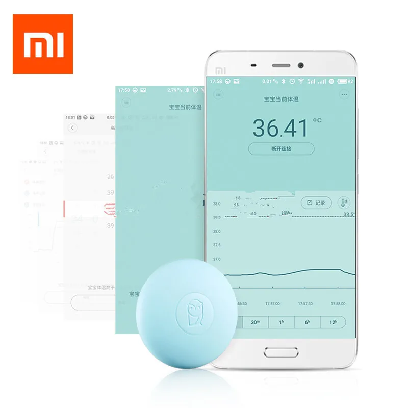 Koop Xiaomi Miaomiaoce Baby Thermometer Smart Digitale Thermometer Klinische Accrate Meting Constante Monitor Hoge Tempratuur Alarm