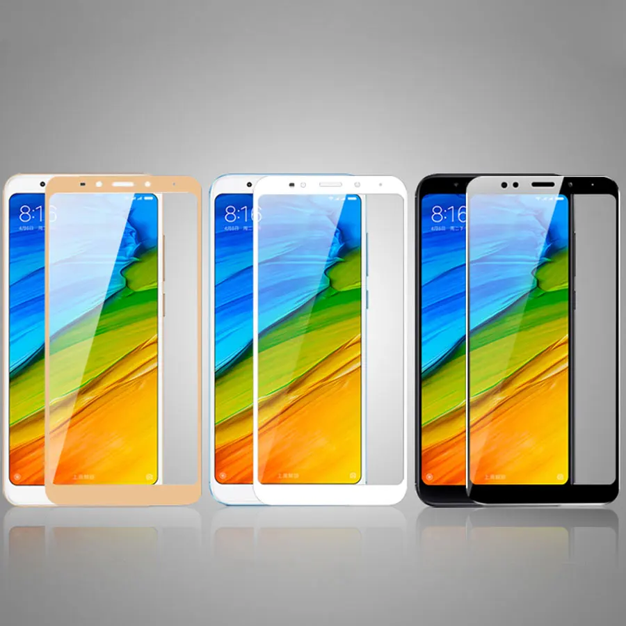 3D Tempered Glass For Xiaomi Redmi 5 Full Screen Cover Explosion-proof Protector Film 5.7'' | Мобильные телефоны и
