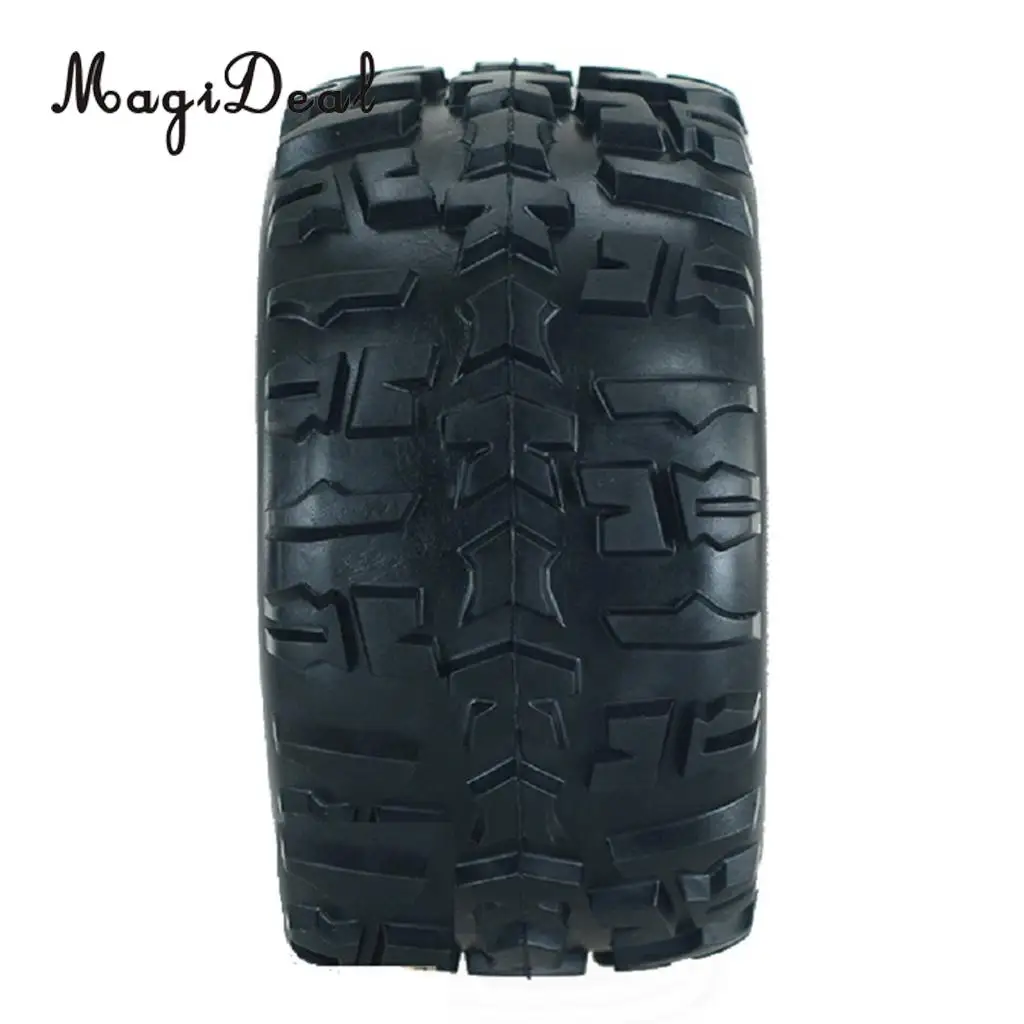 MagiDeal 2Pcs Rubber 1/8 Climbing RC Car Truck Wheels Tires 8477 for HSP Louise TRAXXAS HPI E-MAXX Savage Flux ZD Racing Parts