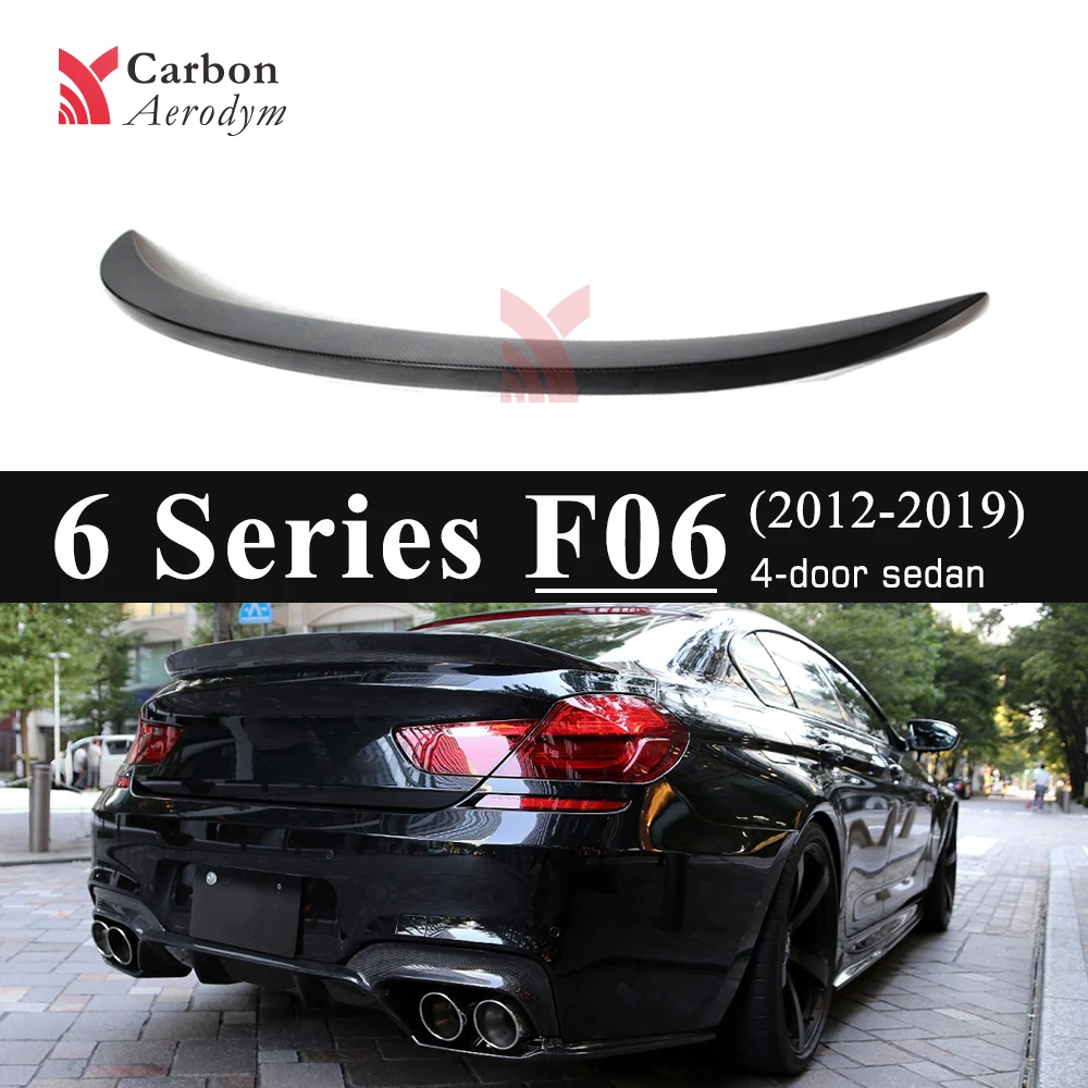 For Bmw 6 Series F06 F06 M6 4 Door Sedan Carbon Fiber Gloss Black