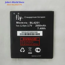 2019 высокое качество BL4251 батарея для Fly IQ450 IQ 450 Li Ion 2000mAh Мобильный