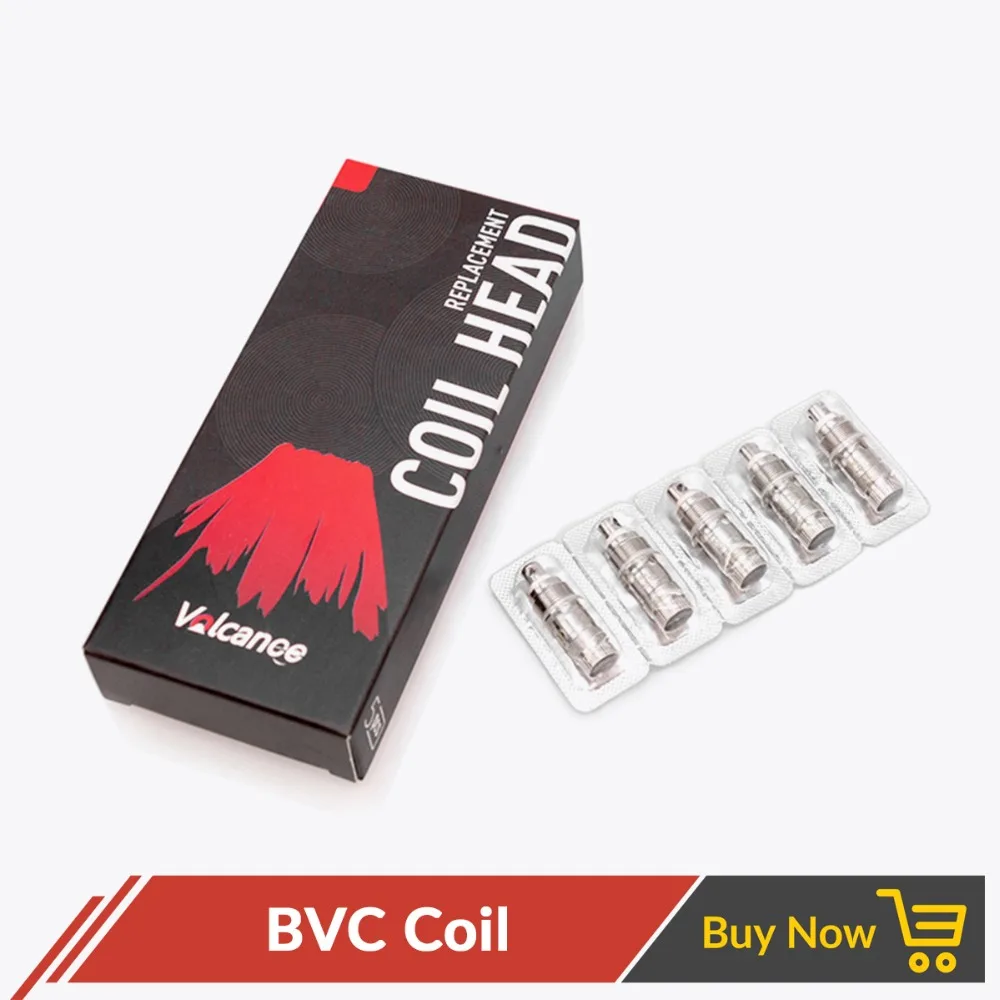 

Volcanee 5pcs/pack BV C Coil 0.7ohm 1.6ohm 1.8ohm for Nautilus 2 Nautilus Mini Triton K3 Tank Vape Coils vs IQOS Accessories