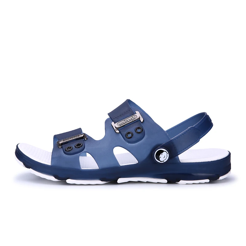 Uexia Мужские летние туфли сандалии новые дышащие Для мужчин освещенные Повседневное открытый слипоны Пляжные сандалии для мужчин Высокое качество модные Направляющие