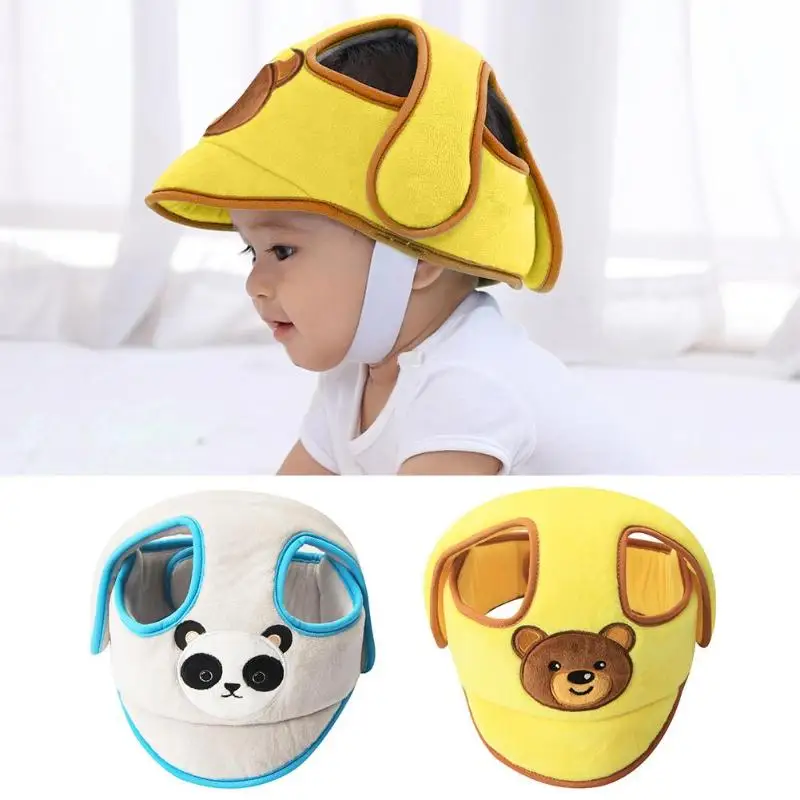 Защита от столкновений, мягкая шапка для младенцев, защитный шлем для детей, защита от падения головы, защитная шапка для прогулок