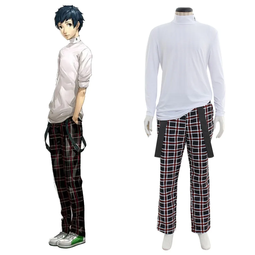Cosplaydiy аниме Persona 5 Akira Kurusu Мужская футболка Топ Штаны Ren Amamiya Школьный костюм