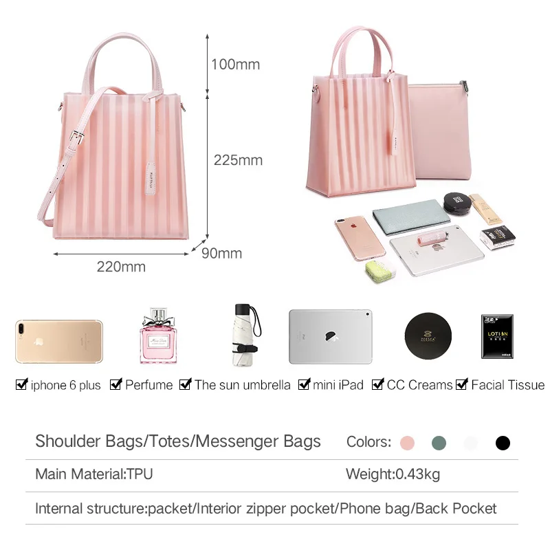 Новые женские сумки трендовые новые стильные модные прозрачные TPU желейные сумки дизайнерские брендовые сумки через плечо пляжная сумка для отдыха Сумочка