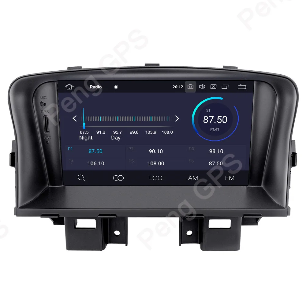 Excellent 1024* 600 2 Din Android 9.0 Car CD DVD Player GPS Navigation for Chevrolet Cruze 2008 2009 2010 2011 2012 1080P Video Headunit 3
