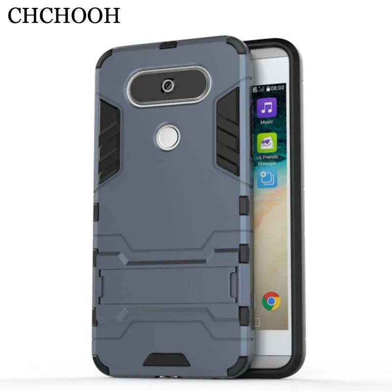 Для Coque LG Q8 (5.2 дюймов) гибридный Dual Heavy Duty Железный человек Щит 3D Панцири чехол для