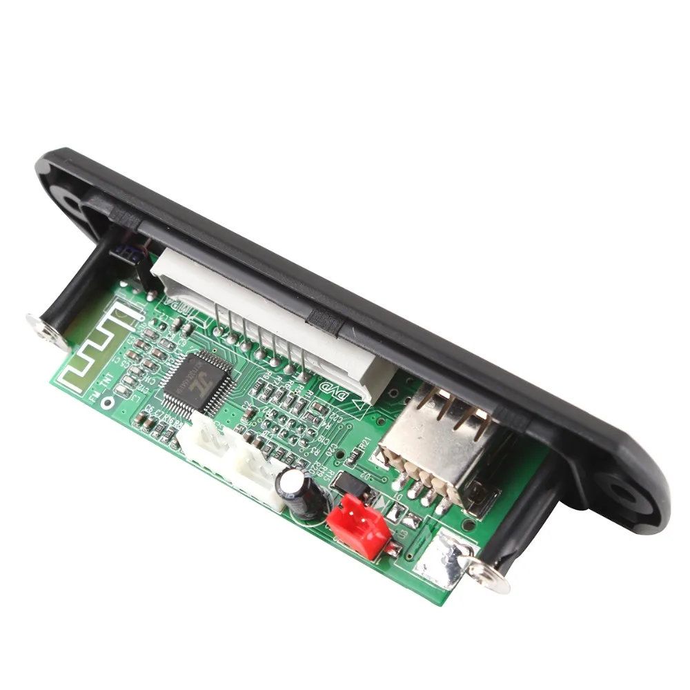 100 шт. DC 12 В Micro USB TF Радио MP3 декодер плата модуль 5 в FM аудио для автомобиля