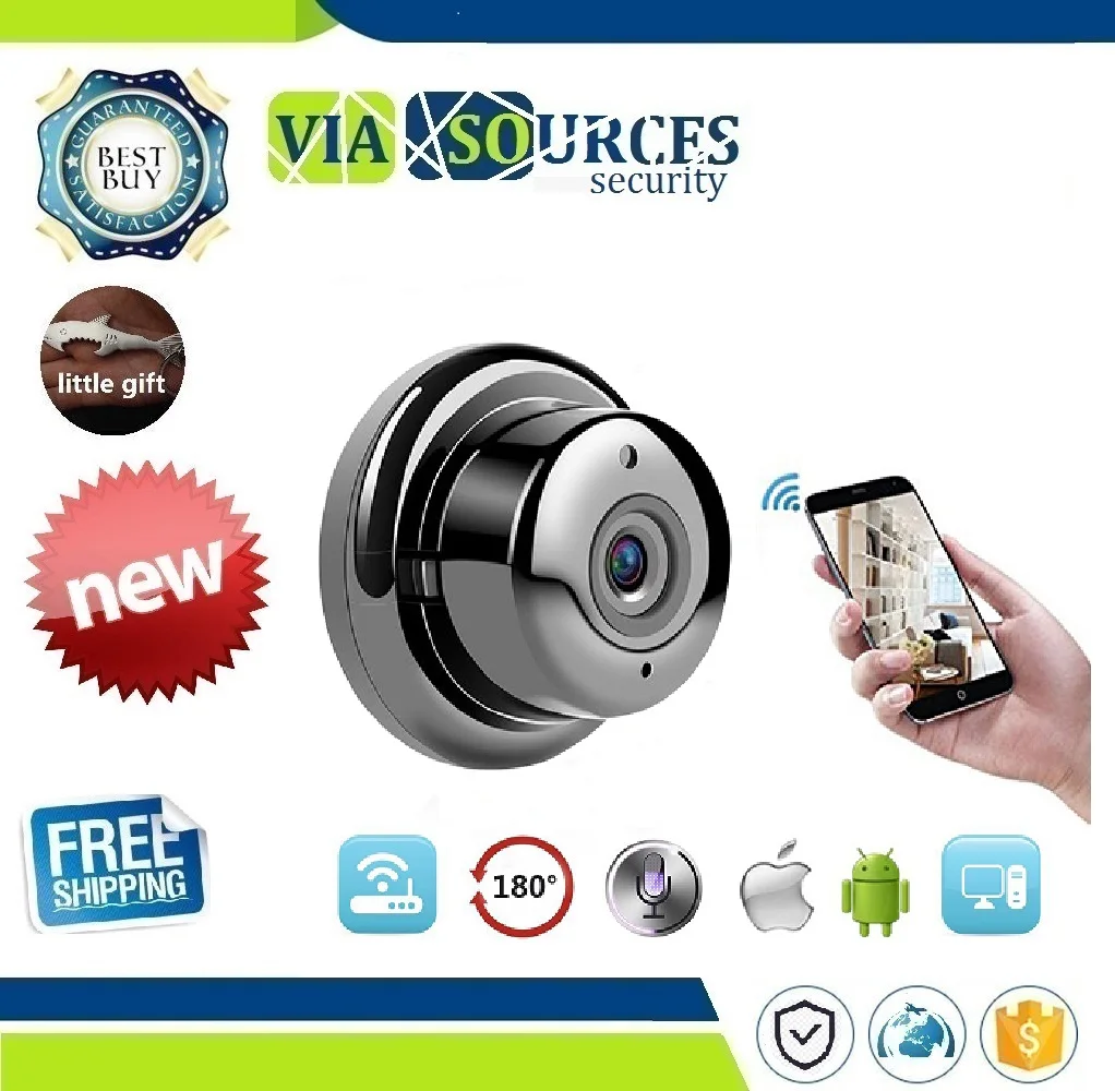 

Wireless IP Camera HD 720P Mini Wifi Camera Network P2P Baby Monitor 960P CCTV Security Video Camera with IR-cut Two Way