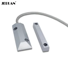 1 pair Metal wired magnetic sensor for door or window security alarm system Rolling Gate alarm support garage store