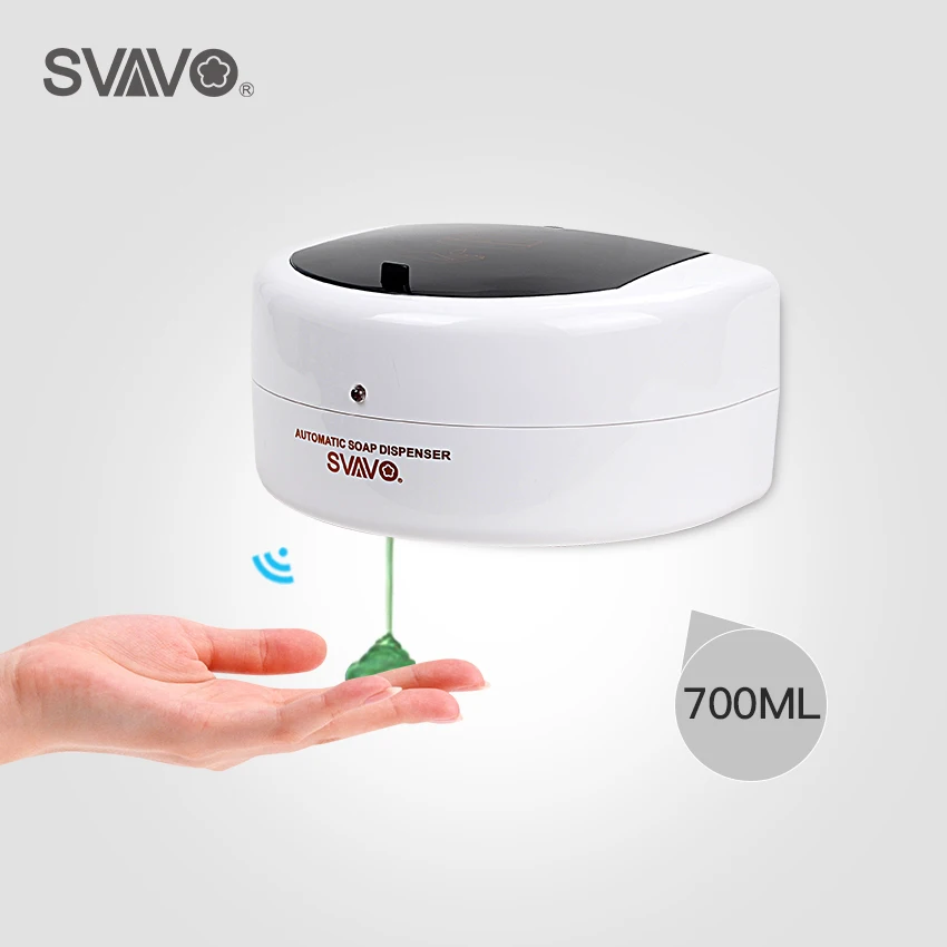 

700ml Wall Mounted Liquid Automatic Soap Dispenser ABS Bathroom Accessories Sensor Touchless Sanitizer Soap Dispenser forKitchen