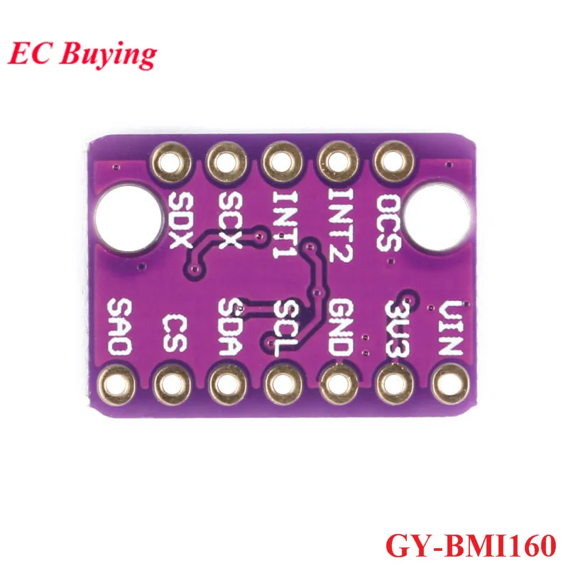 BMI160 GY 6 Axis 6DOF Rate Gyro Gravity модуль датчика акселерометра IIC I2C SPI протокол связи 3