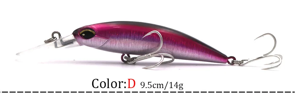 HISTOLURE Wobbler Fishing Lure 95mm 14g Floating Minnow Crankbait Bass Pike Bait Fishing Tackle Pesca