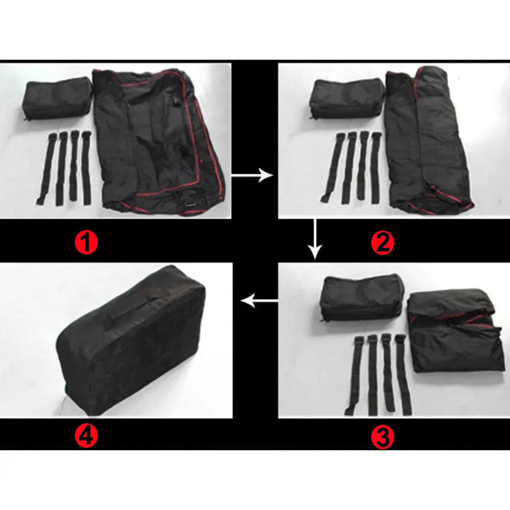 Car Waterproof Oxford Cloth 5.92 Cuft Car Roof Cargo Fold Soft-Shell Bag Fit for Cruze Focus Range Rover Evoque Land Cruiser