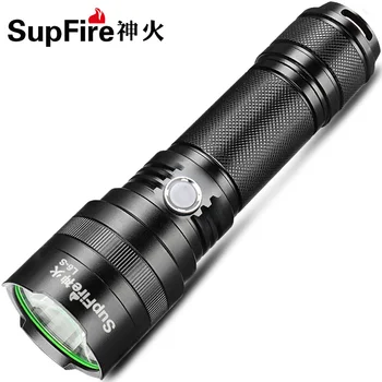 

2017 SupFire L6-S 1100Lm CREE-T6 5Modes USB Charger LED Flashlight by 1*18650 Rechargeable Battery