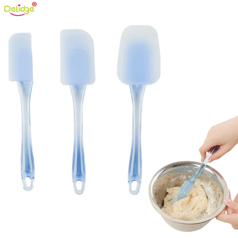Delidge 3pcs/set Different Functions Heat Resistant Baking Spatulas