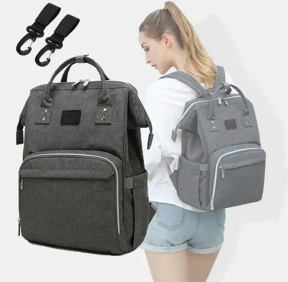 

Baby Diaper Bags Maternity Backpack For Mom Nappy Changing Bebe Organizer Waterproof Care Bags Stroller Hook