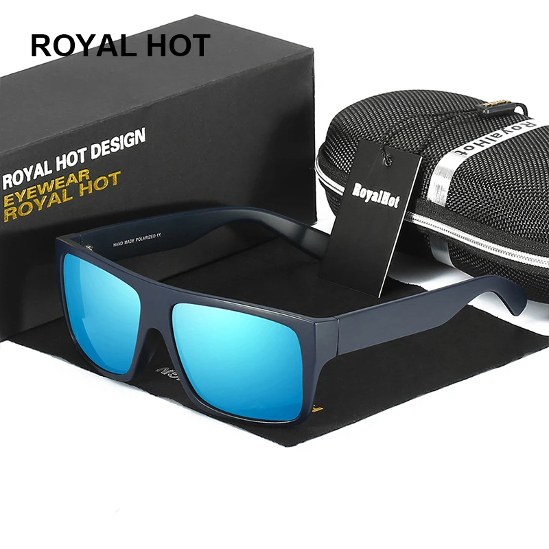 

Royal hot big frame fashion reflective Polarized uv400 sunglasses glasses eyewear