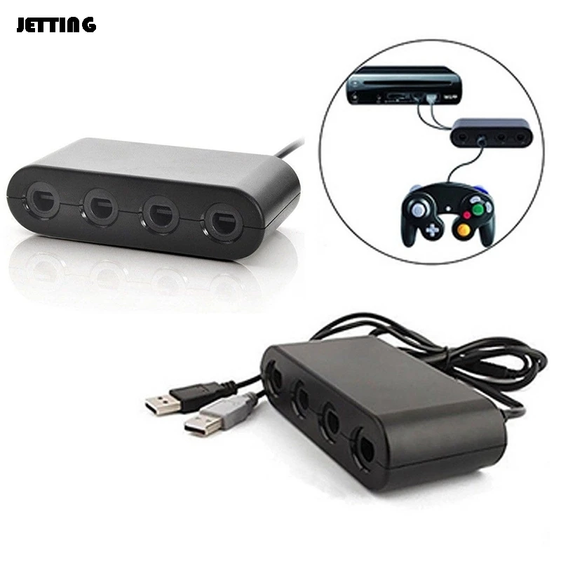 4 Порты для PC игры аксессуар для GameCube GC контроллеры USB адаптер конвертер Для nintendo wii U PC NGC