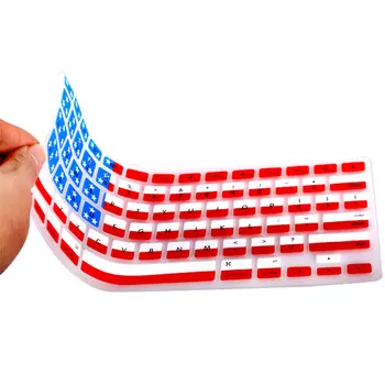 

US American Flag Stars and Stripes Skin Silicone Protector Keyboard Cover film Guard for Apple Macbook Air 11.6 inch X5