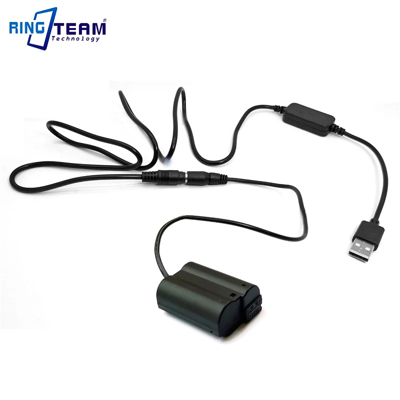 USB Мощность кабель EN-EL15 EP5B EP-5B Переходник постоянного тока для камер Nikon 1 V1 D7200 D7100