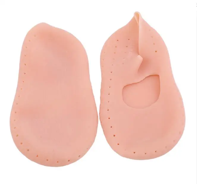 Calcetín herramienta de Gel de silicona para el cuidado de los pies Protector de los pies alivio del dolor agrietado Eliminación de la piel hidratante calcetín transpirable