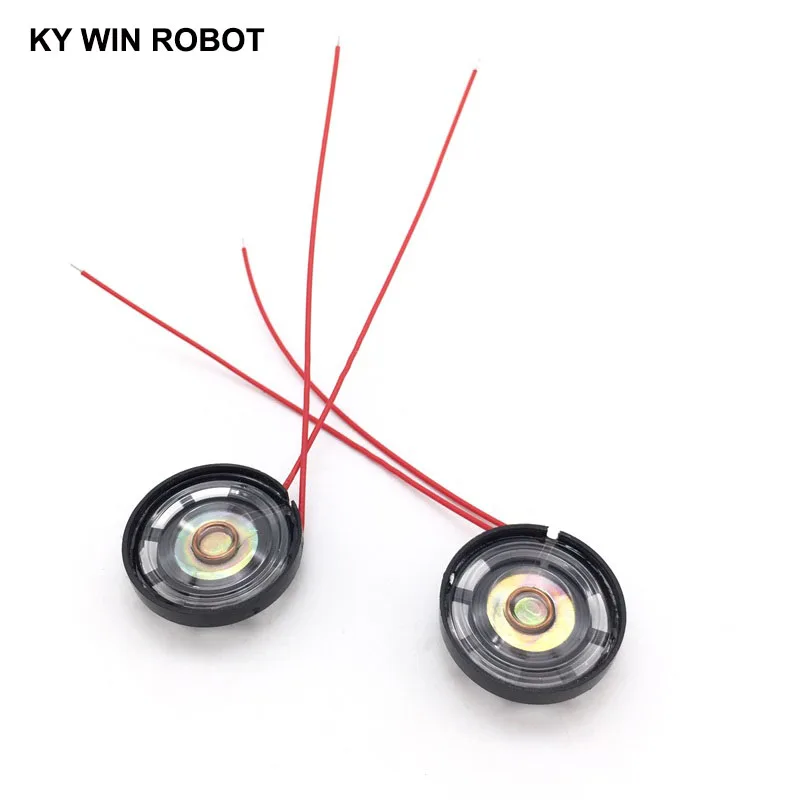 2 шт./партия, ультратонкий игрушечный автомобильный рожок 32 Ом 0,25 Вт 0,25 Вт 32Р Диаметр динамика 27 мм 2,7 см с проводом