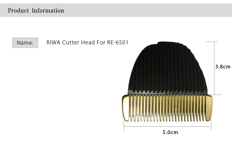 RIWA лезвие для стрижки волос титановая керамическая режущая головка триммеры аксессуары для RE-6501
