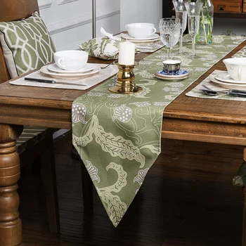 

High Grade Home Table decor American style Rural Vector Geometry Retro pattern Linen Placemat Tea Western mats coffee Table flag