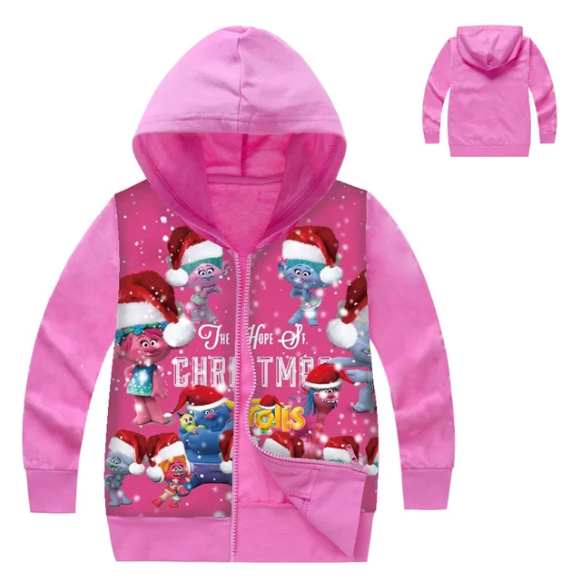 zy 2 8years dreamworks trolls coat christmas jacket kids hoodies windbreaker outerwear coats babygirl - Christmas Jackets zy 2 8years dreamworks trolls coat christmas jacket kids hoodies windbreaker outerwear coats babygirl - Christmas Jackets