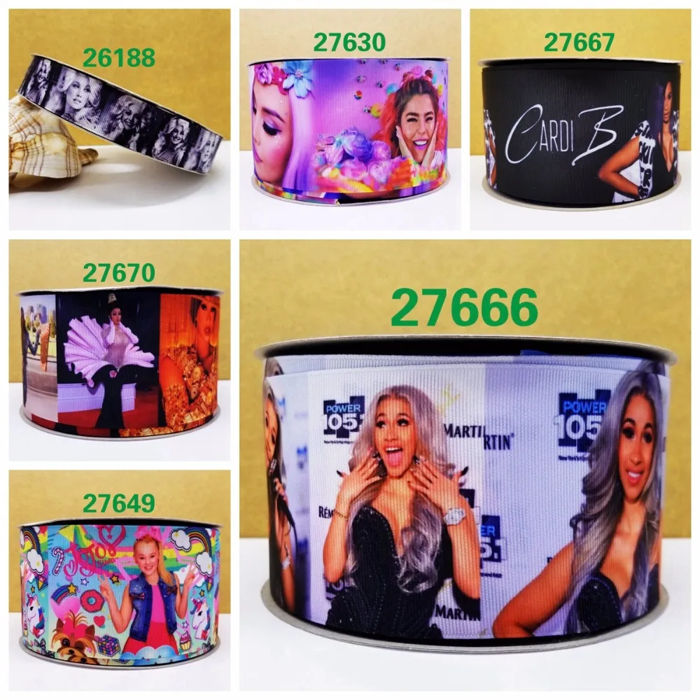 Free shipping 50 yard per size cartoon ribbon printed grosgrain 27630 | Дом и сад