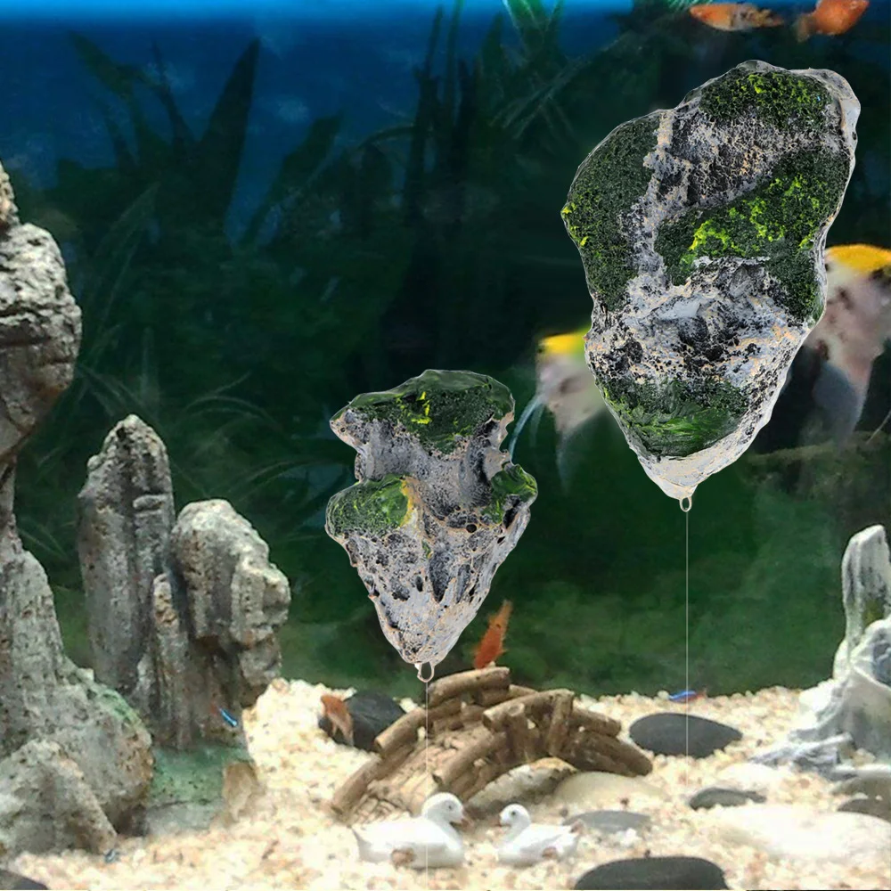 

1pc Resin Artificial Floating Rock Floating Pumice Fish Tank Decoration Flying Rock Suspended Stone Aquarium Decor Ornament
