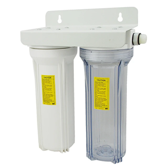 2 Stage Under Counter Filter Kit with 1 micron PP sediment filter and