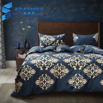 

2Pcs/3Pcs Quality Duvet Cover Sets Geometric For Home Hotel Comfortable Bedding Set Geometric Printing Polyester Bedding Sets