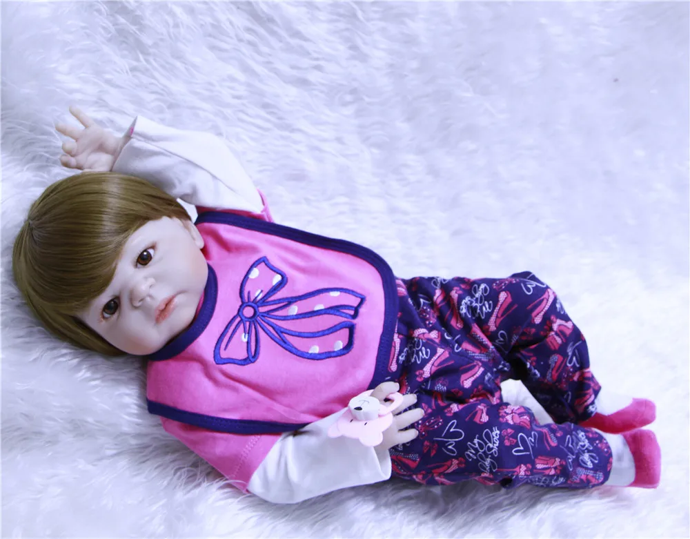 DollMai bebes reborn dolls целая силиконовая девочка тело reborn baby dolls игрушки для детей подарок bonecas juguetes brinquedo menina