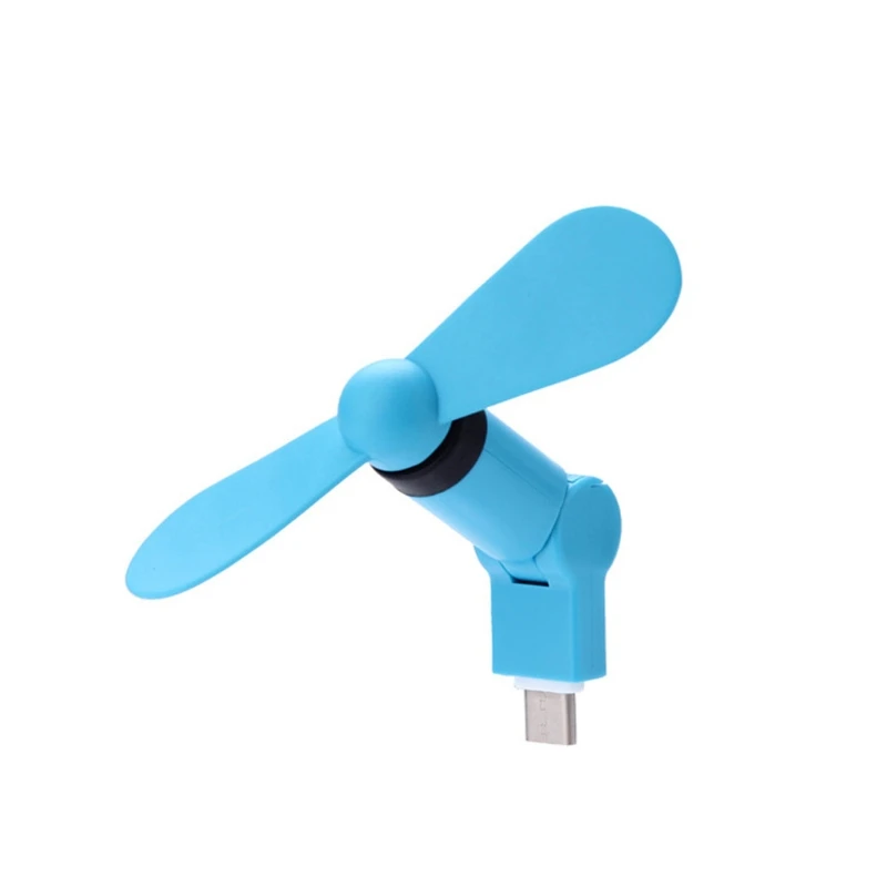 Мини мобильный телефон USB Вентилятор 180 градусов вращающийся Тип C вентилятор охлаждения для samsung S9 S8 Xiaomi5 6 huawei P9 P20