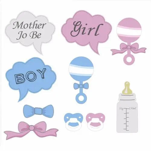 Free Shipping Girl Baby Shower Photo Booth Props Boy Baby Photobooth Free Shipping Girl Baby Shower Photo Booth Props Boy Baby Photobooth