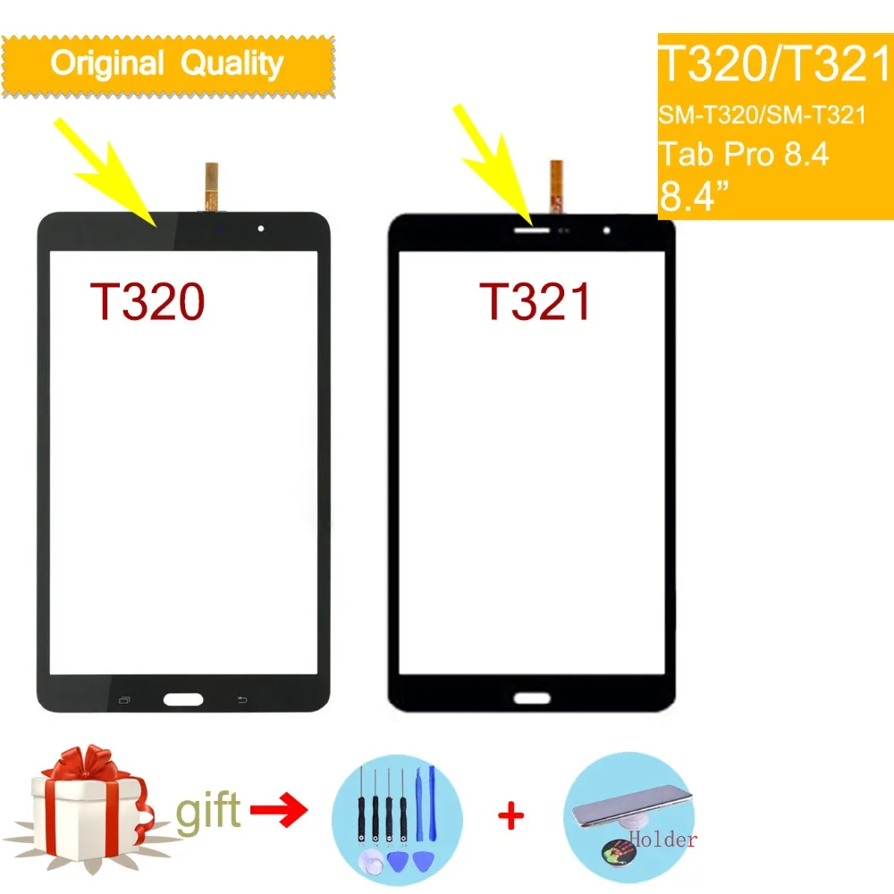 

original Touchscreen For Samsung Galaxy Tab Pro 8.4 SM-T320 T320 SM-T321 T321 Touch Screen Digitizer Front Glass Touch Panel