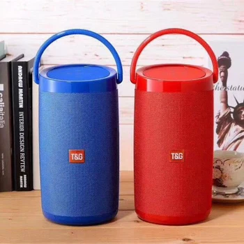 

High Quality Sound New Fabric Handle Portable Bluetooth Speaker 10W Power Fashion Design Wireless Speaker With USB