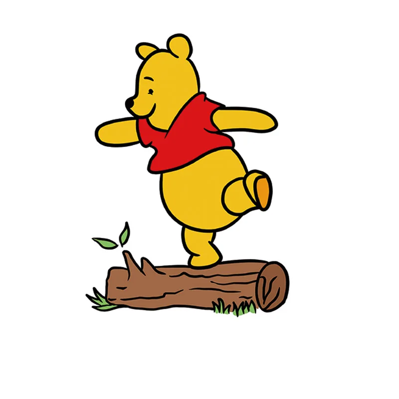 

1PCS Winnie Thermal Transfer Sticker Animal Bear Accessories By Iron On Clothes Heat Transfer Patch Cute Piglet Printing