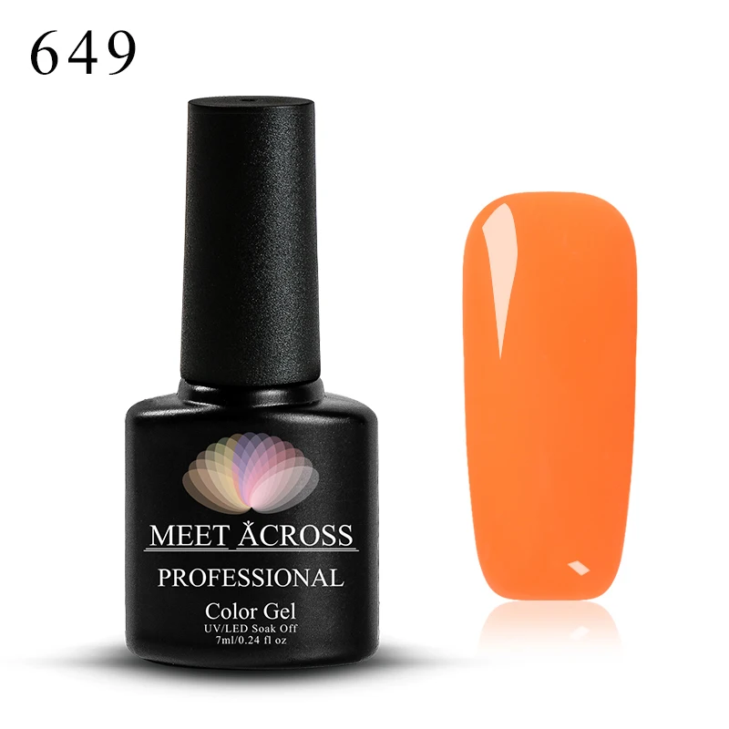 Meet через УФ светодиодный DIY лак для ногтей гель замачиваемый чистый цвет лак Vernis Полупостоянный маникюр Гель-лак для нейл-арта - Цвет: W2070