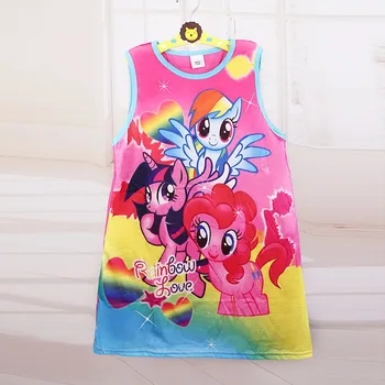 Unicorn Cartoon Fashion Princess Dress