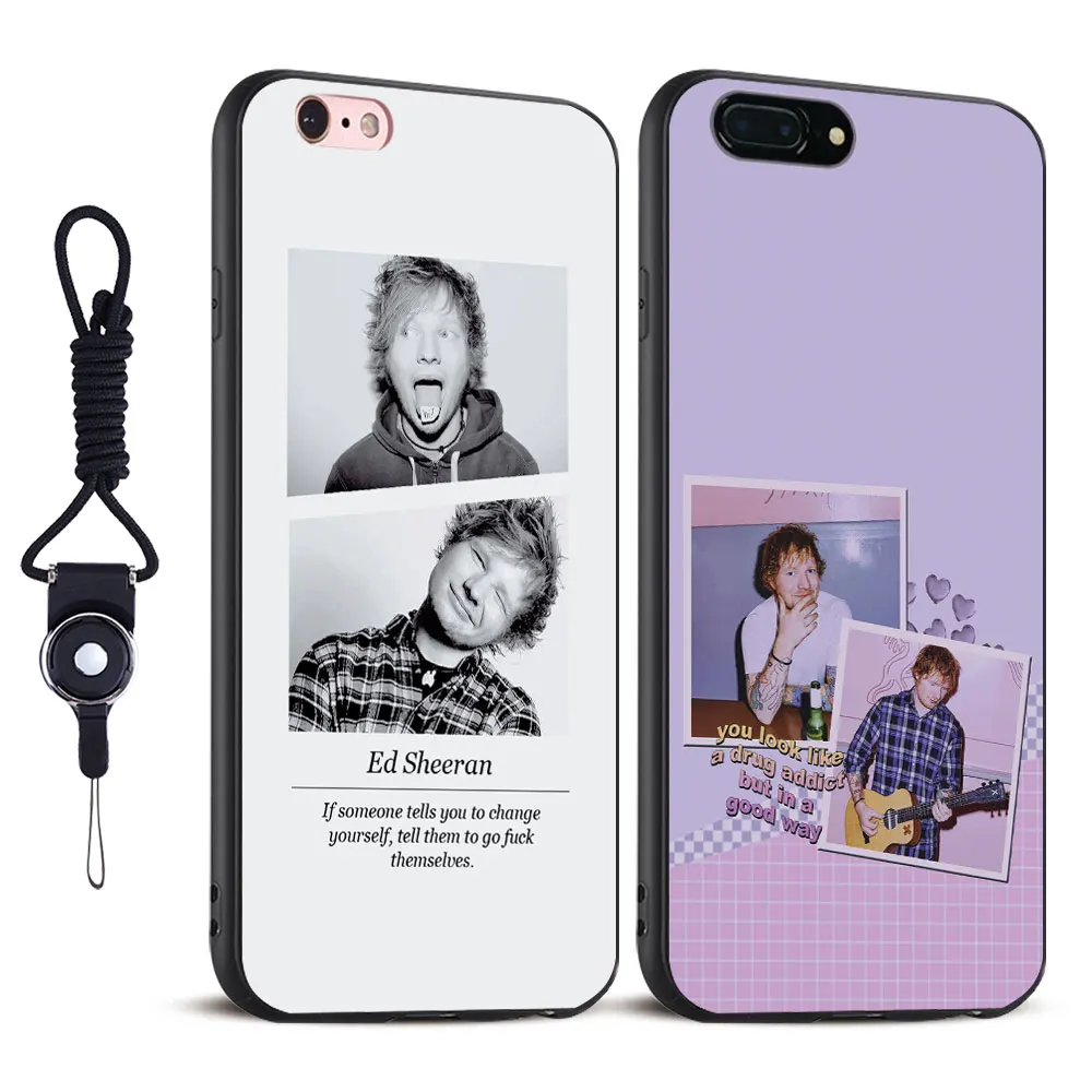 

Ed Sheeran Teddy Soft Silicone Tpu Coque Mobile Phone Case Cover Shell Bag For Apple iPhone 5 5S SE 6 6S 6Plus 6sPlus 7 7Plus