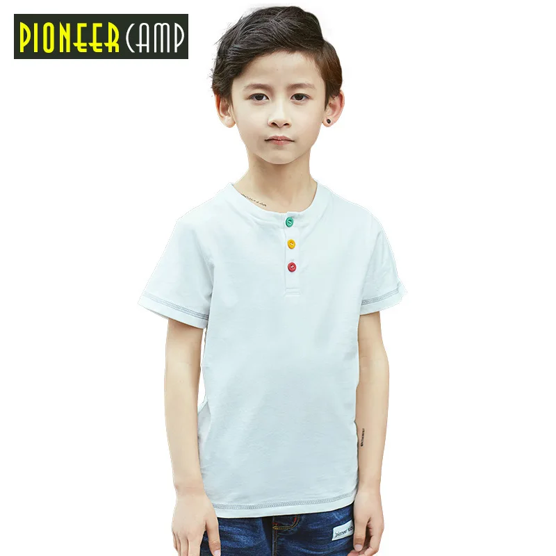 

Pioneer Camp Kids new 4-14Y Children's T-shirt Baby Boys T shirts Clothing Summer t shirt boys Short 100% Cotton