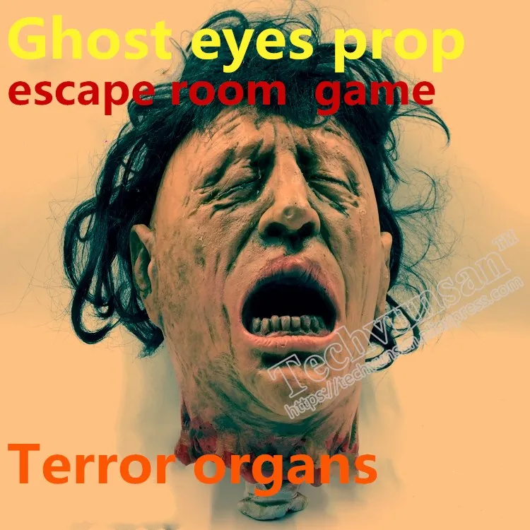 

terror ghost eyes prop horror theme props Put the monster eyes back to unlock takagism game Real life room Escape Room prop